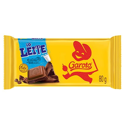 Chocolate GAROTO ao Leite 80g