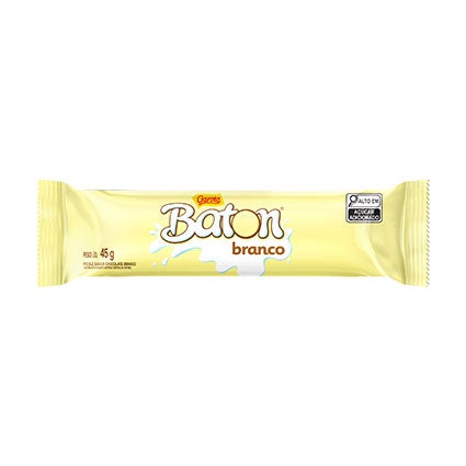 Picolé Baton Branco 45g