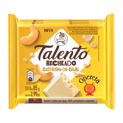 Chocolate Talento Recheado Opereta 85g